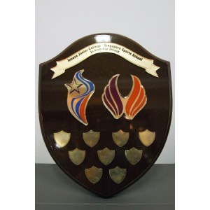 Wooden Crest Plaque